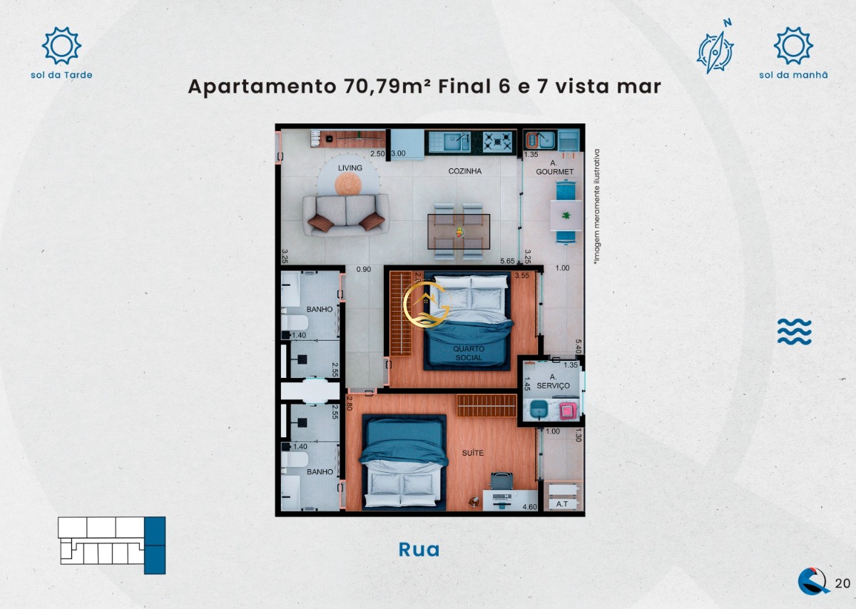 Apartamento à venda com 1 quarto, 41m² - Foto 25