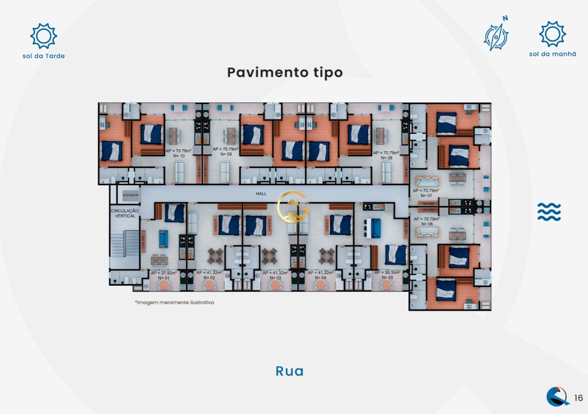 Apartamento à venda com 1 quarto, 41m² - Foto 23